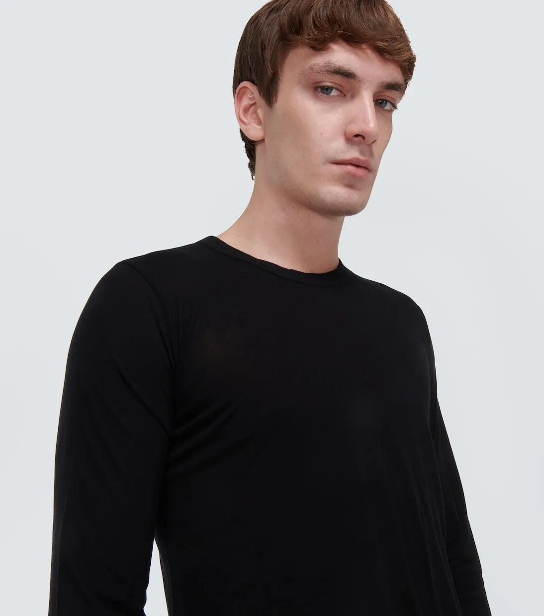 RICK OWENS  |Crew Neck Pullovers Silk Street Style Long Sleeves Plain