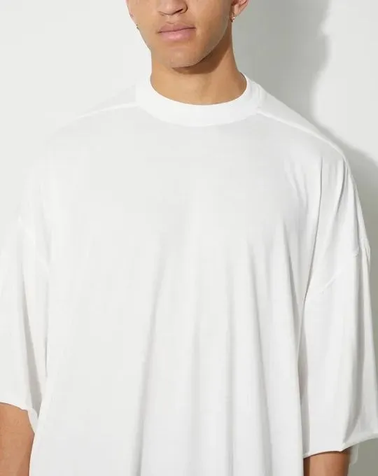 RICK OWENS  |Crew Neck Pullovers Street Style Plain Cotton Short Sleeves