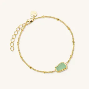 Rosefield Jewellery - Organic Gemstone Gold Bracelet