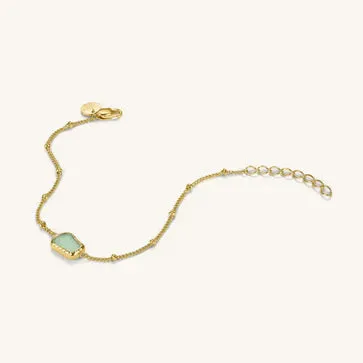 Rosefield Jewellery - Organic Gemstone Gold Bracelet