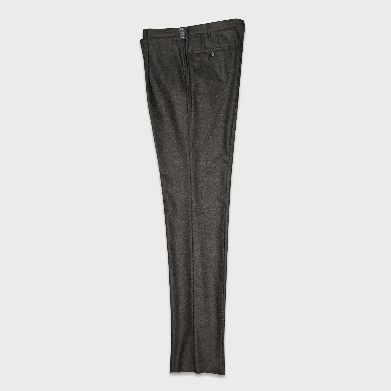 Rota Men's Flannel Wool Trousers Anthracite