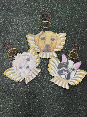 RT Dog Angel Ornament