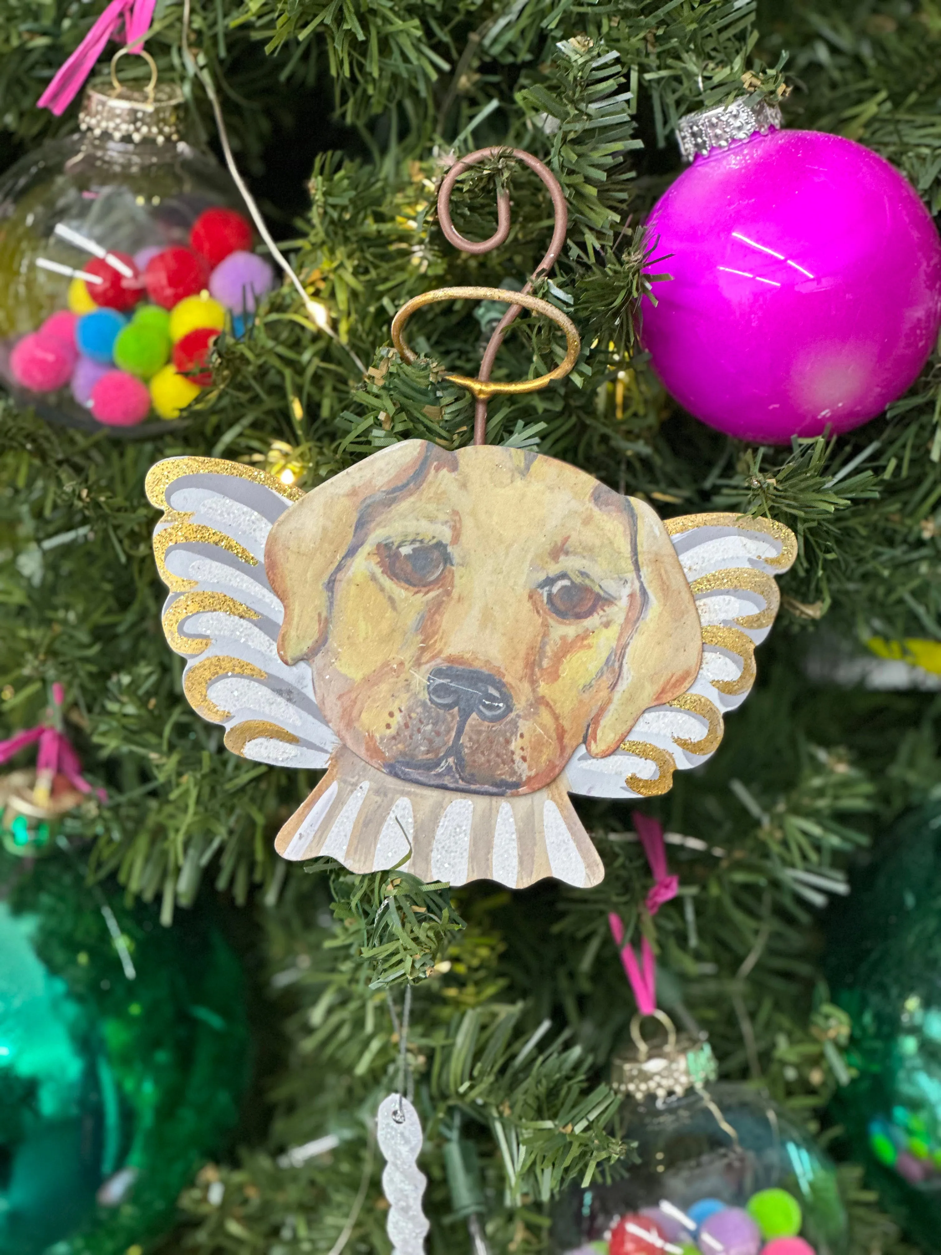 RT Dog Angel Ornament