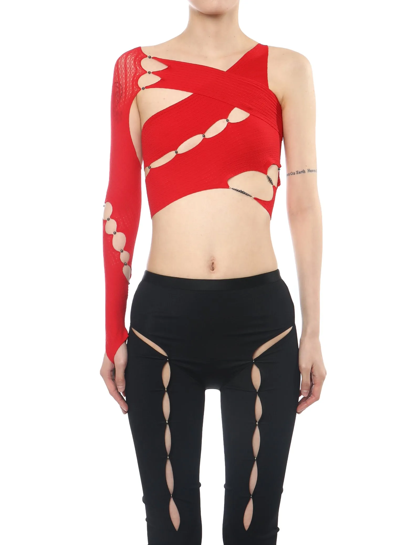 Rui Red Spiral Cutout Single Sleeves