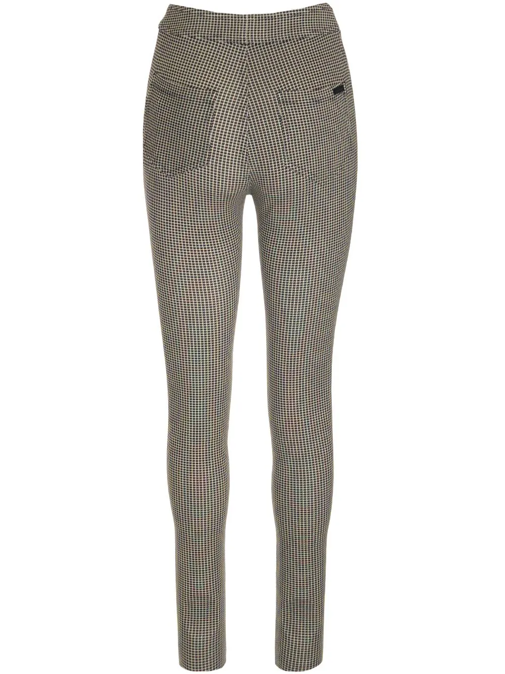 Saint Laurent High-Rise Checked Trousers