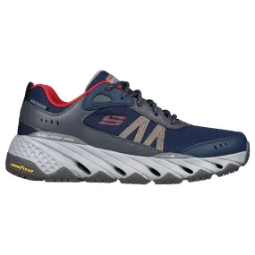 SKECHERS Men's Glide-Step Trail-Oxen Running Shoe (Navy/Multi)