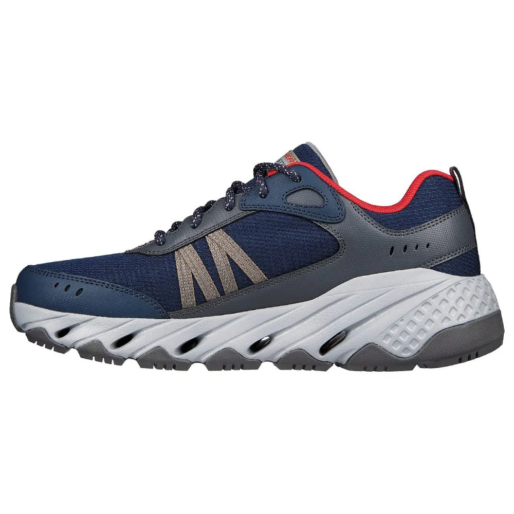 SKECHERS Men's Glide-Step Trail-Oxen Running Shoe (Navy/Multi)