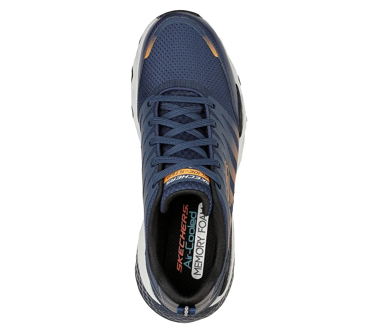 SKECHERS Men's Glide-Step Trail Running Shoe (Navy)