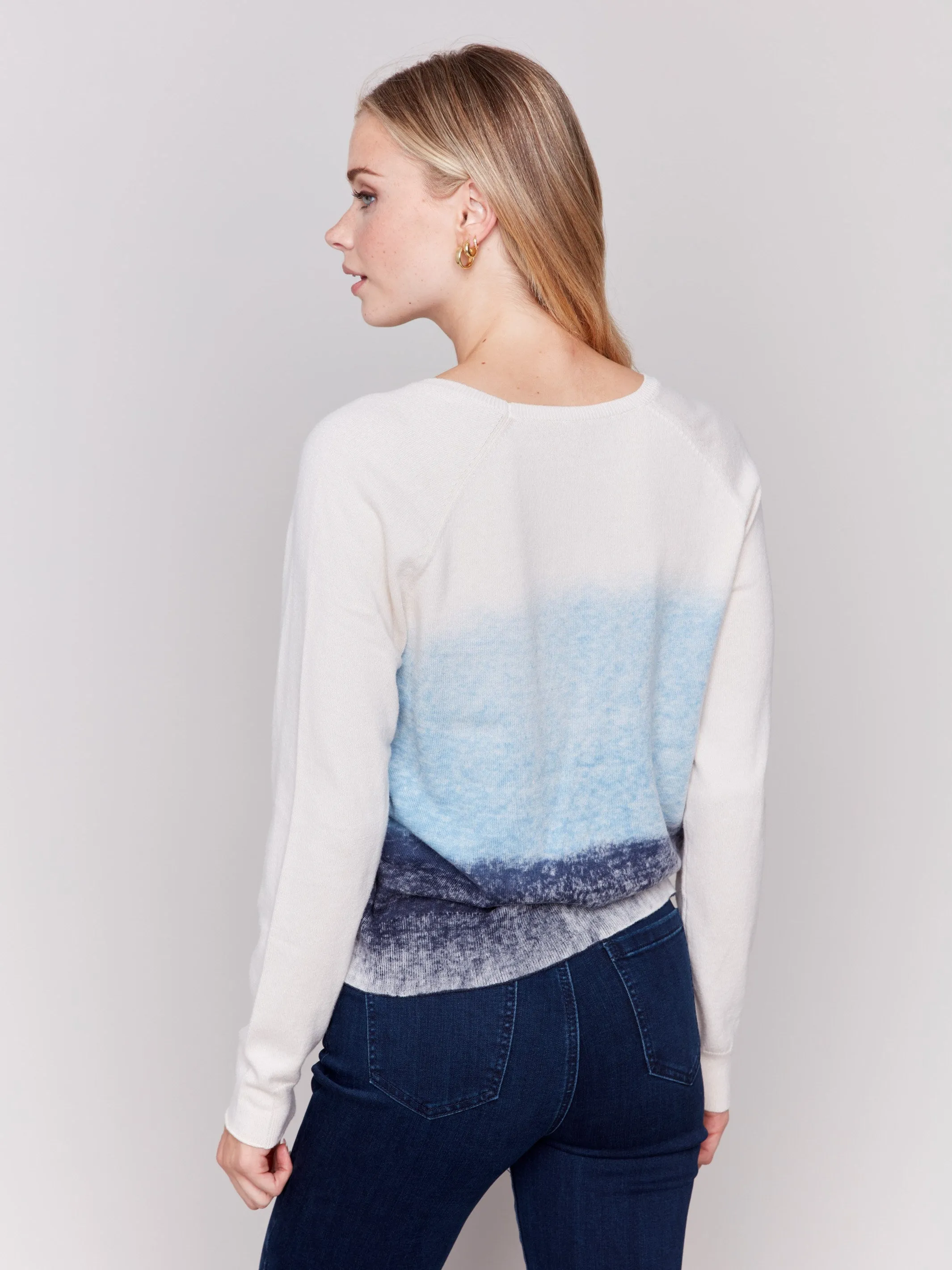 Snow Wash Knit Sweater - Frost