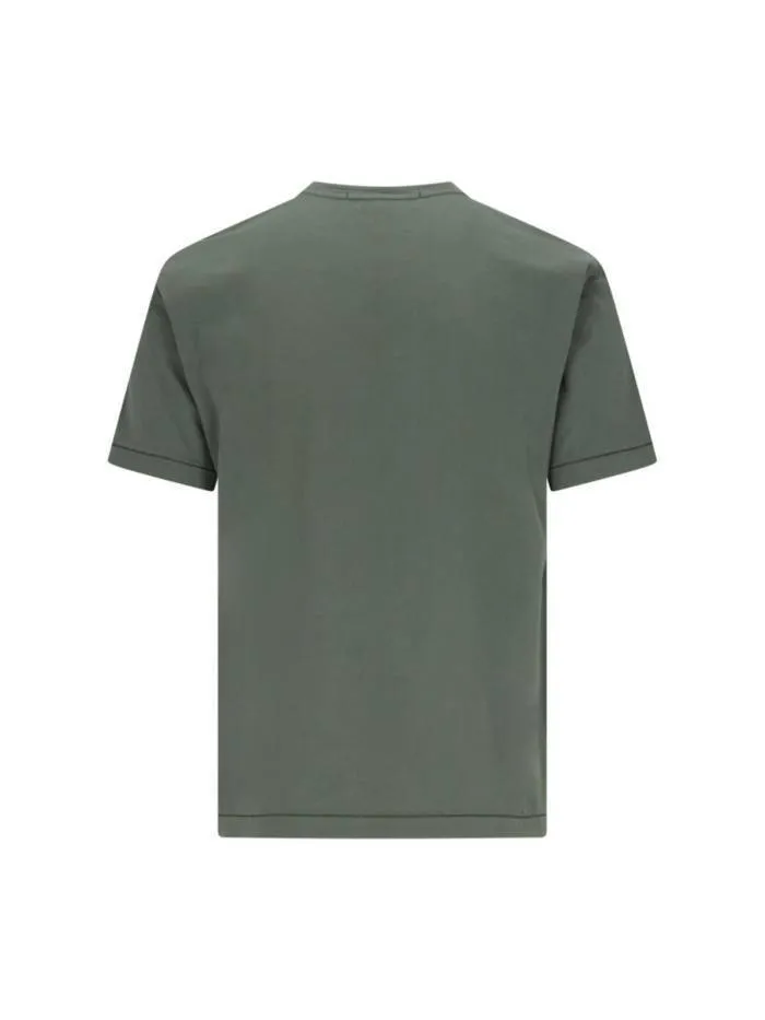 STONE ISLAND  |Crew Neck Pullovers Street Style Plain Cotton Short Sleeves