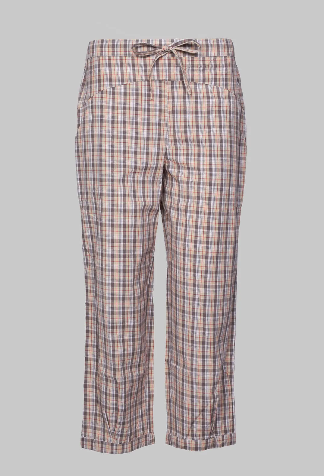 Straight Leg Trousers in Francoise Tartan