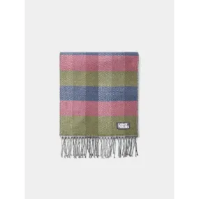 Striped scarf with fringes