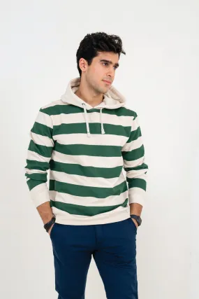 Striped Sweat Hoodie