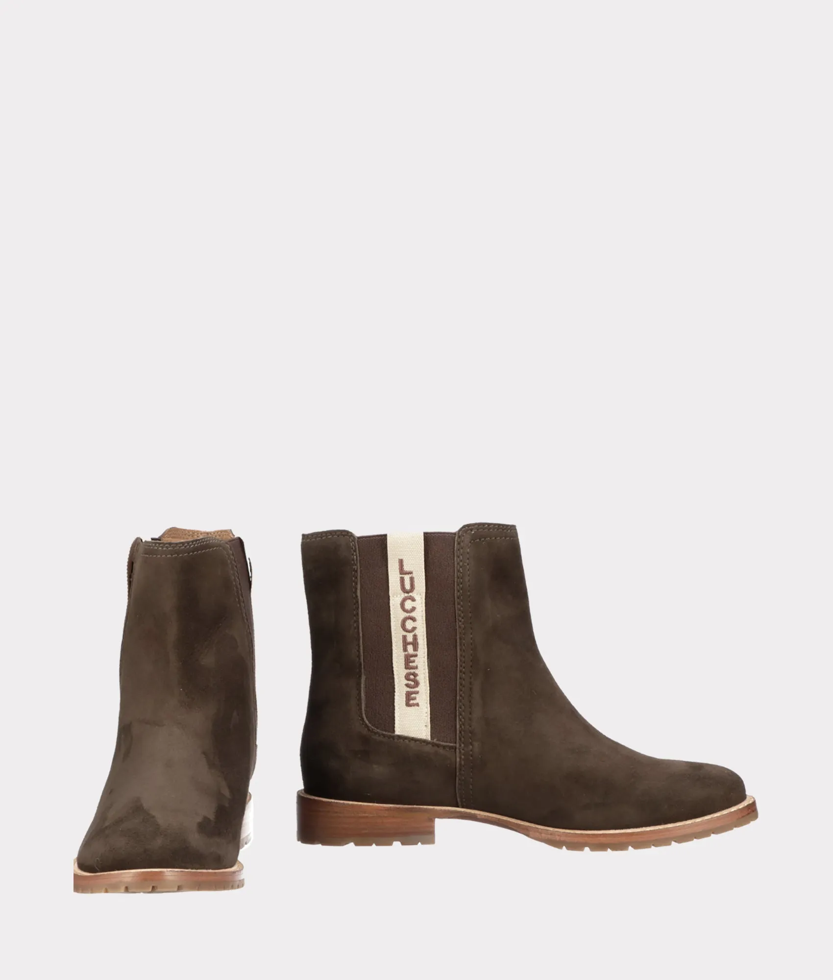 Suede Garden Boot :: Brown