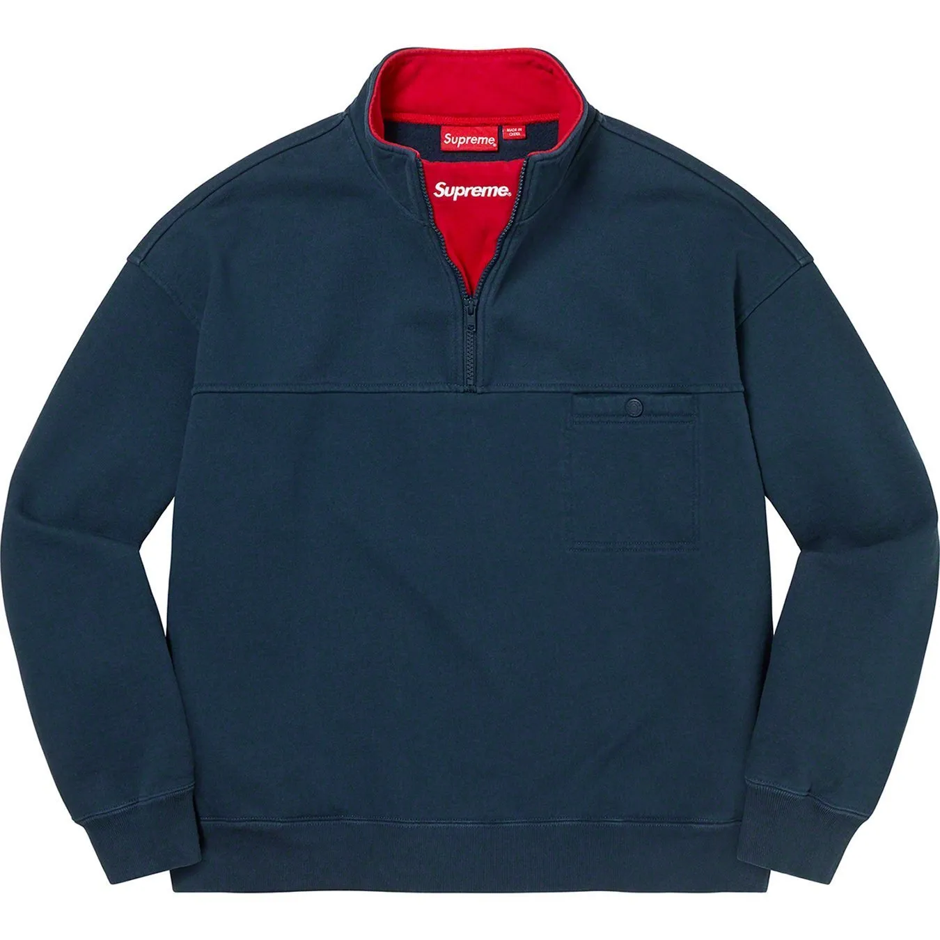 Supreme  |Pullovers Unisex Street Style Long Sleeves Plain Logo