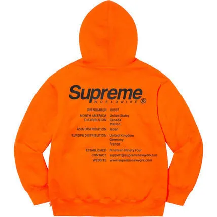 Supreme  |Pullovers Unisex Sweat Street Style Long Sleeves Plain Logo