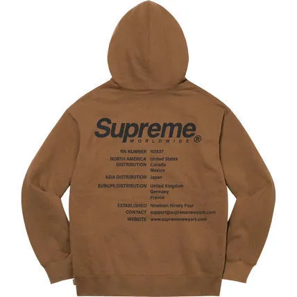 Supreme  |Pullovers Unisex Sweat Street Style Long Sleeves Plain Logo