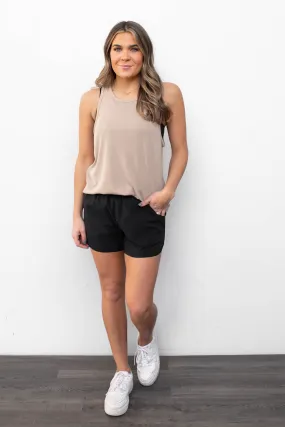 Sweat in Style Cut Out Tank - 2 Colors