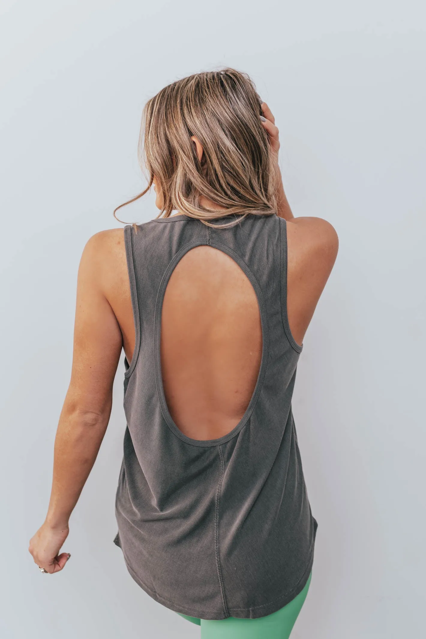 Sweat in Style Cut Out Tank - 2 Colors