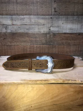 Tony Lama Layla Western Belt - Brown