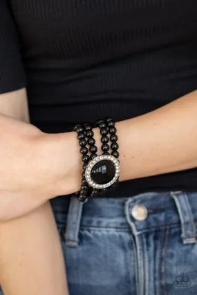 Top Tier Twinkle Black-Bracelet