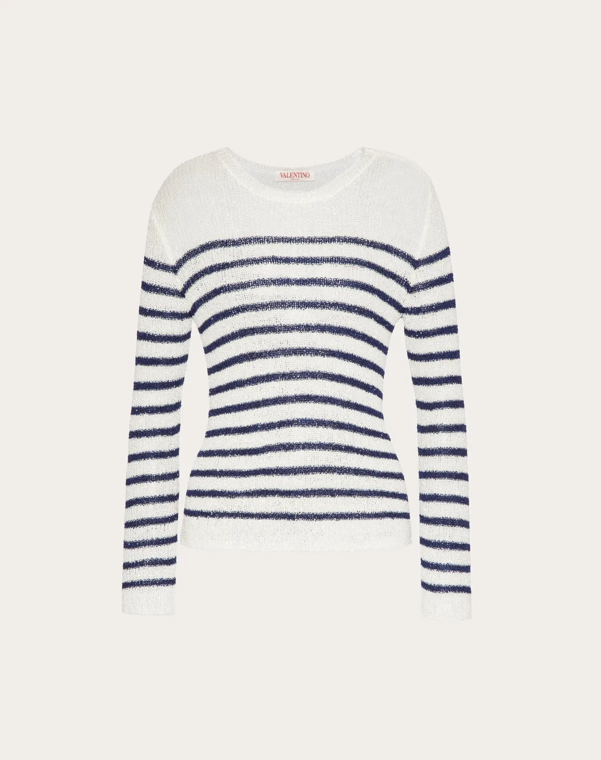 VALENTINO  |Stripes Casual Style Street Style Long Sleeves Plain