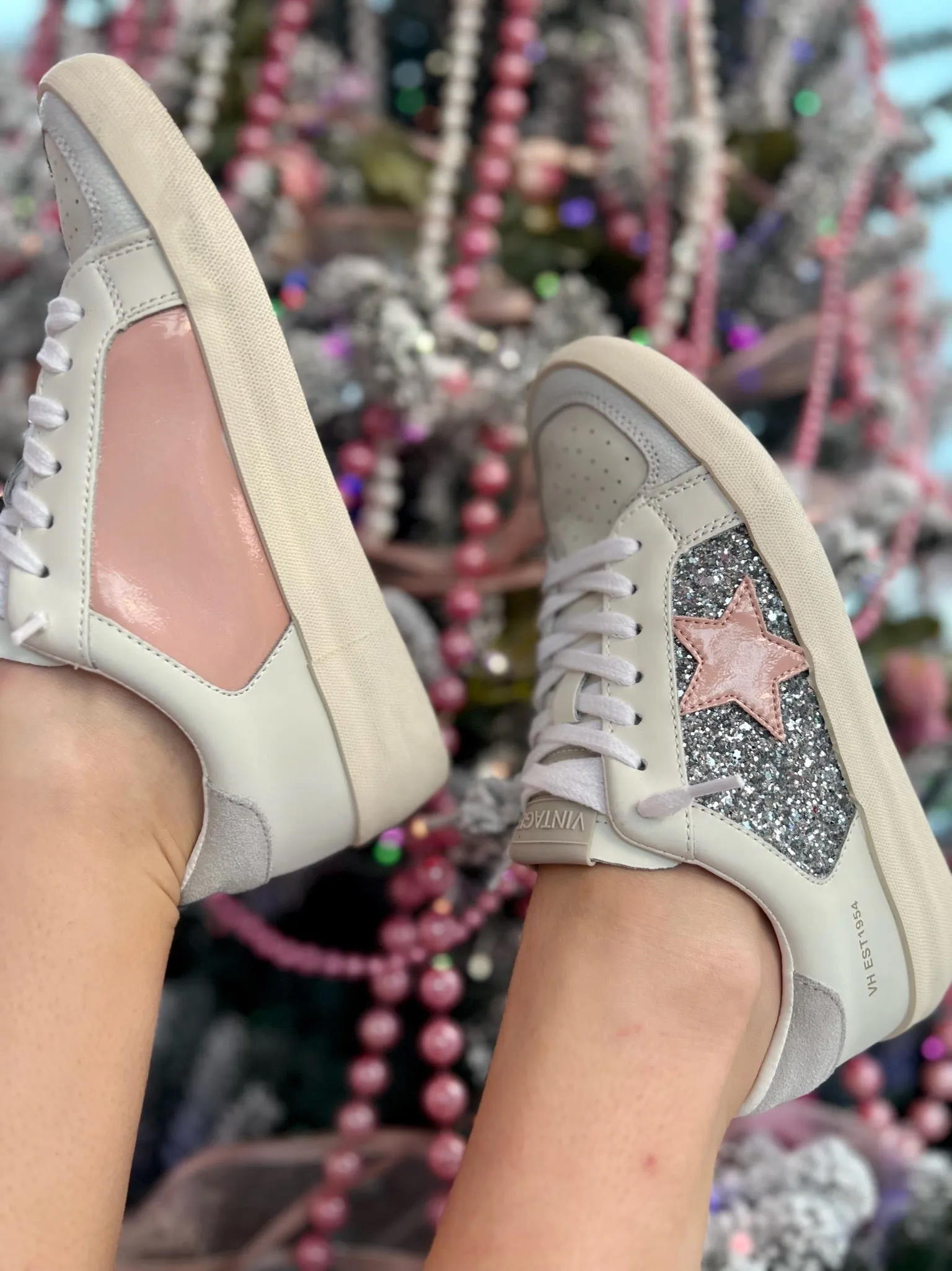 Vintage Havana Mismatched Sneaker ~ Blush Multi