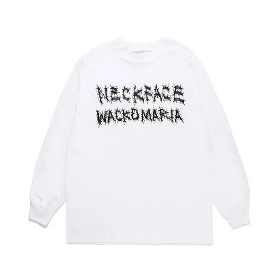 WACKO MARIA  |Crew Neck Pullovers Street Style Long Sleeves Plain Cotton