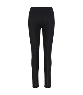 Womens/ladies plain leggings black Proact