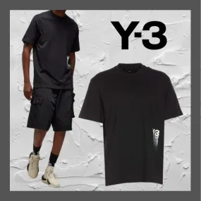 Y-3  |Pullovers Unisex Street Style Long Sleeves Plain Cotton