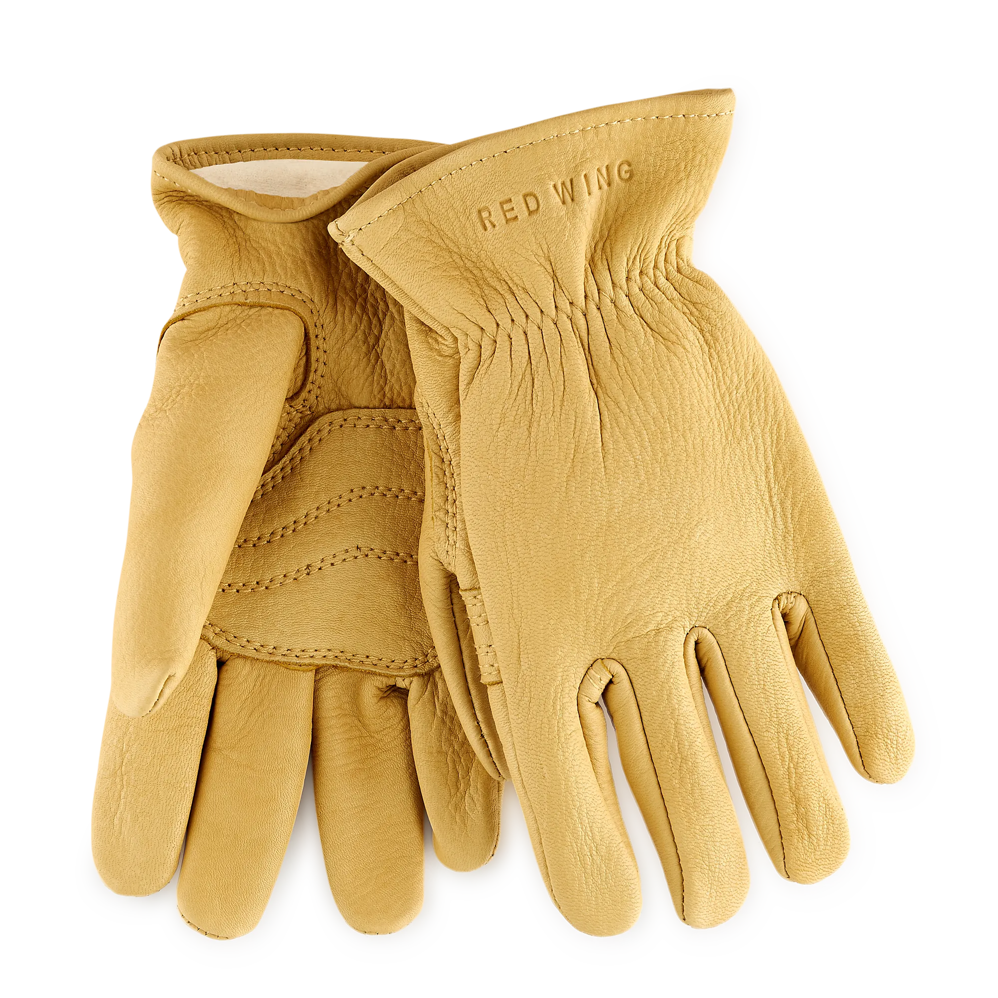 Yellow Buckskin Leather Lined Glove 95237